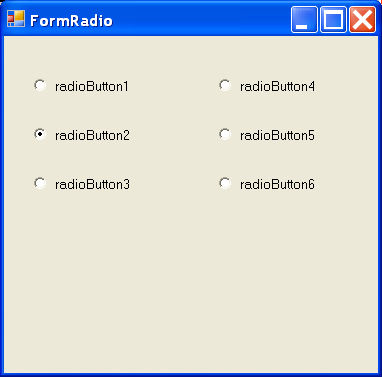 RadioButton on a form