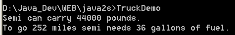 Build a derived class of Vehicle for trucks