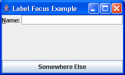LabelFocusSample: setLabelFor
