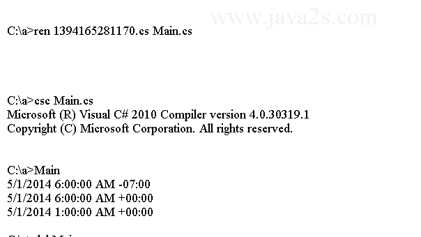 C Tutorial Parse A String In Utc To Datetime Csharp Parse Convert 