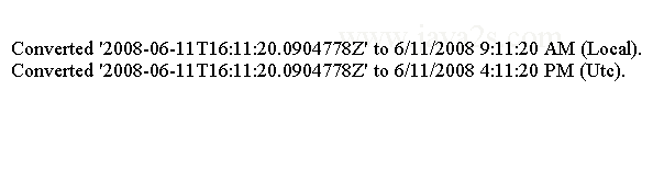 C Tutorial Parse A String In UTC To DateTime In CSharp