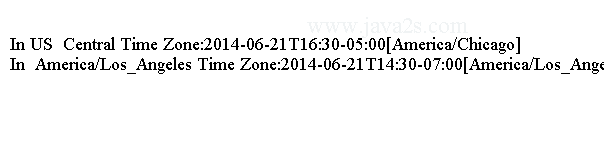 Java Date Time Convert A Date Time In One Time Zone To Another Time Zone