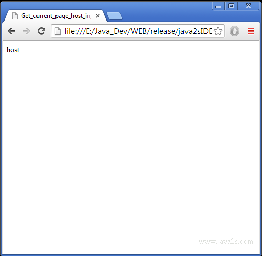 get-current-page-host-in-javascript